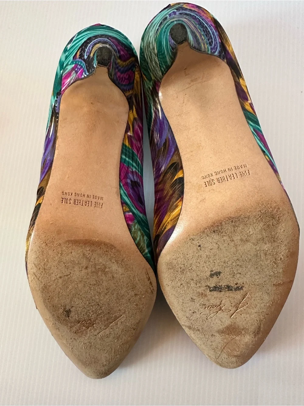Renee Promenade Peacock Floral Pumps 7.5M Couture